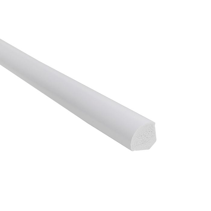 Ćwierćwałek PCV biały 14x14mm 2.5m