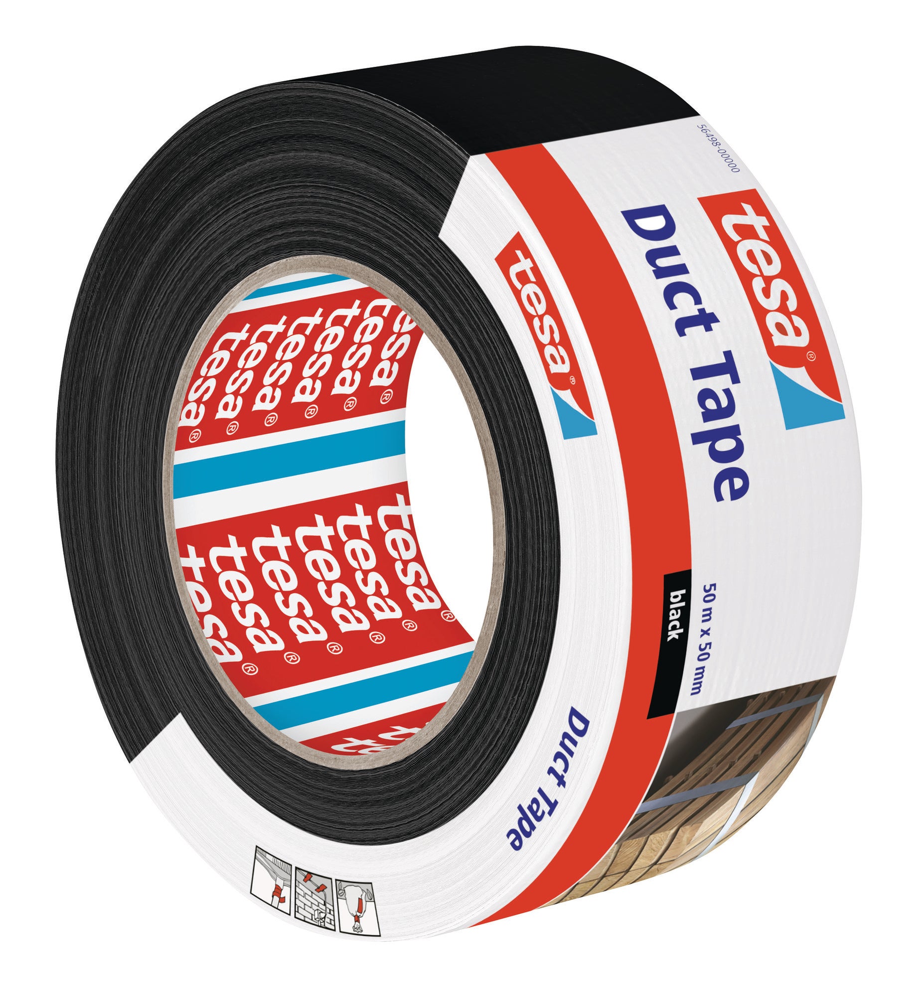 Taśma naprawcza Tesa Duct Tape czarna 50m x 50mm 1