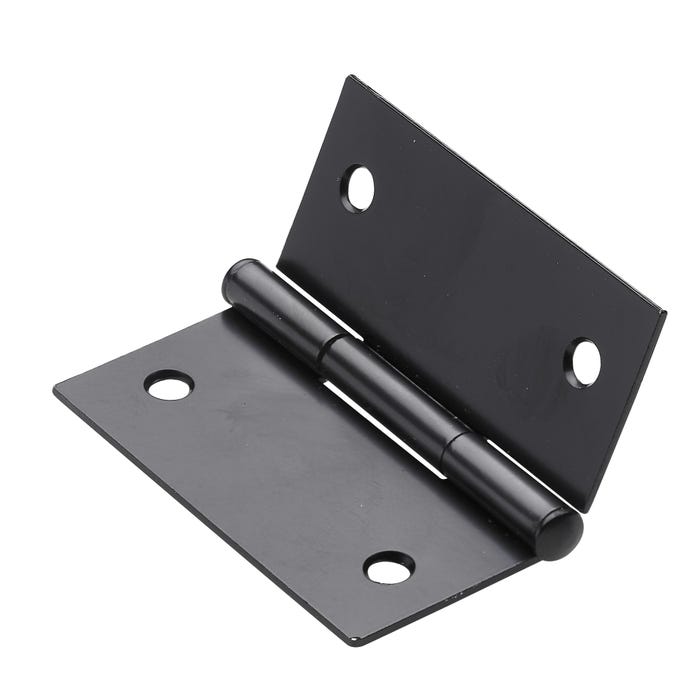 Zawias 50x50 mm stalowy czarny (2 szt.)