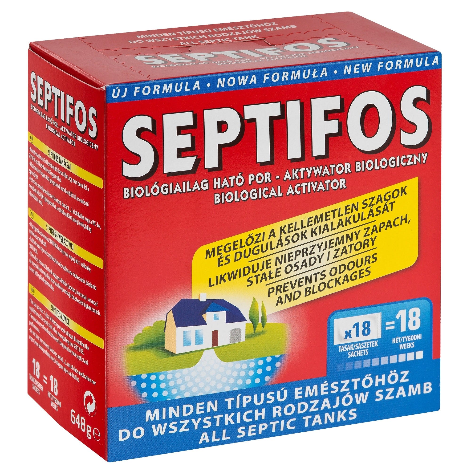 Preparat do szamb Septifos 648 g 0