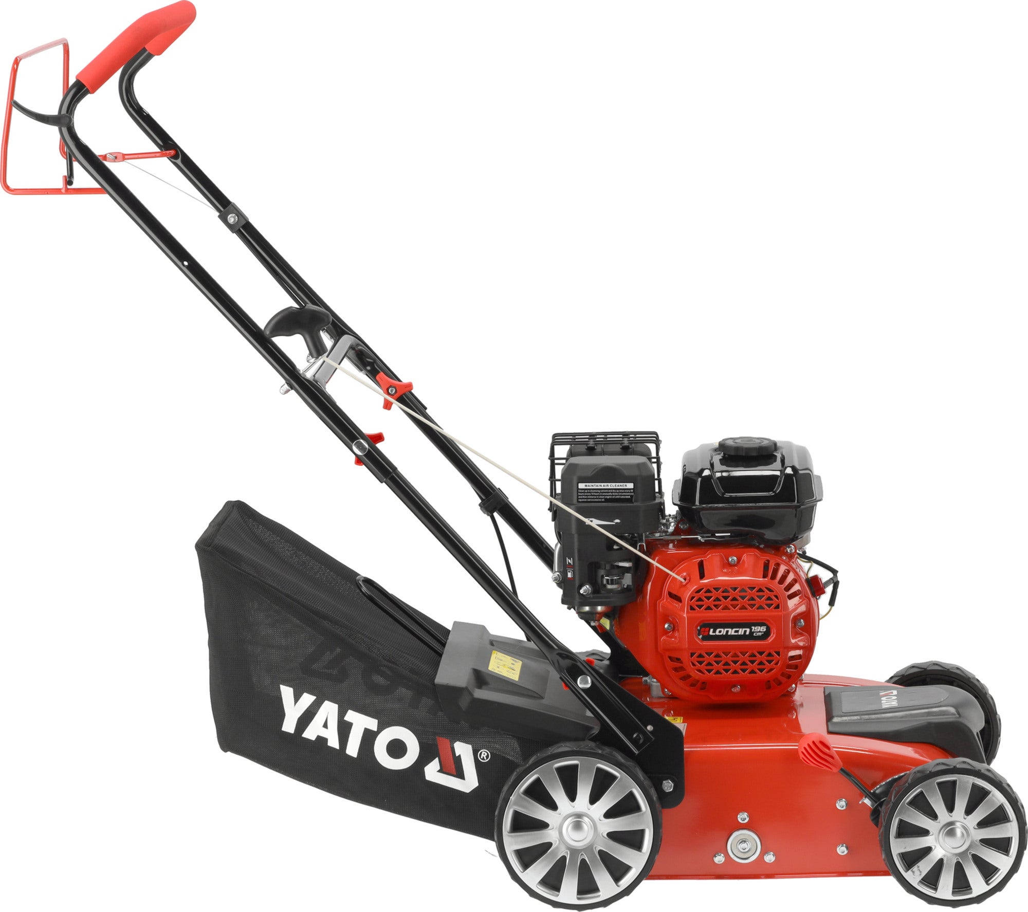 Wertykulator / aerator spalinowy YATO YT-85570, szerokość robocza 38 cm - silnik LONCIN H200  2
