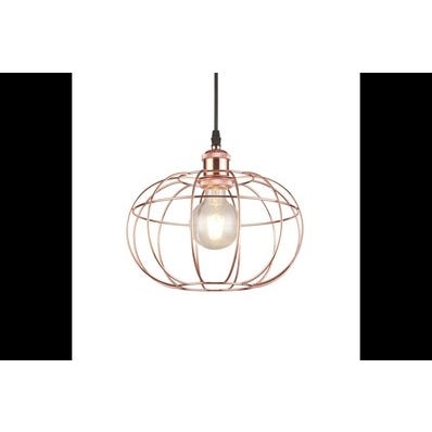 Oprawa sufitowa VIELA 4 1x E27, miedziany, średnica 27,5cm, materiał metal