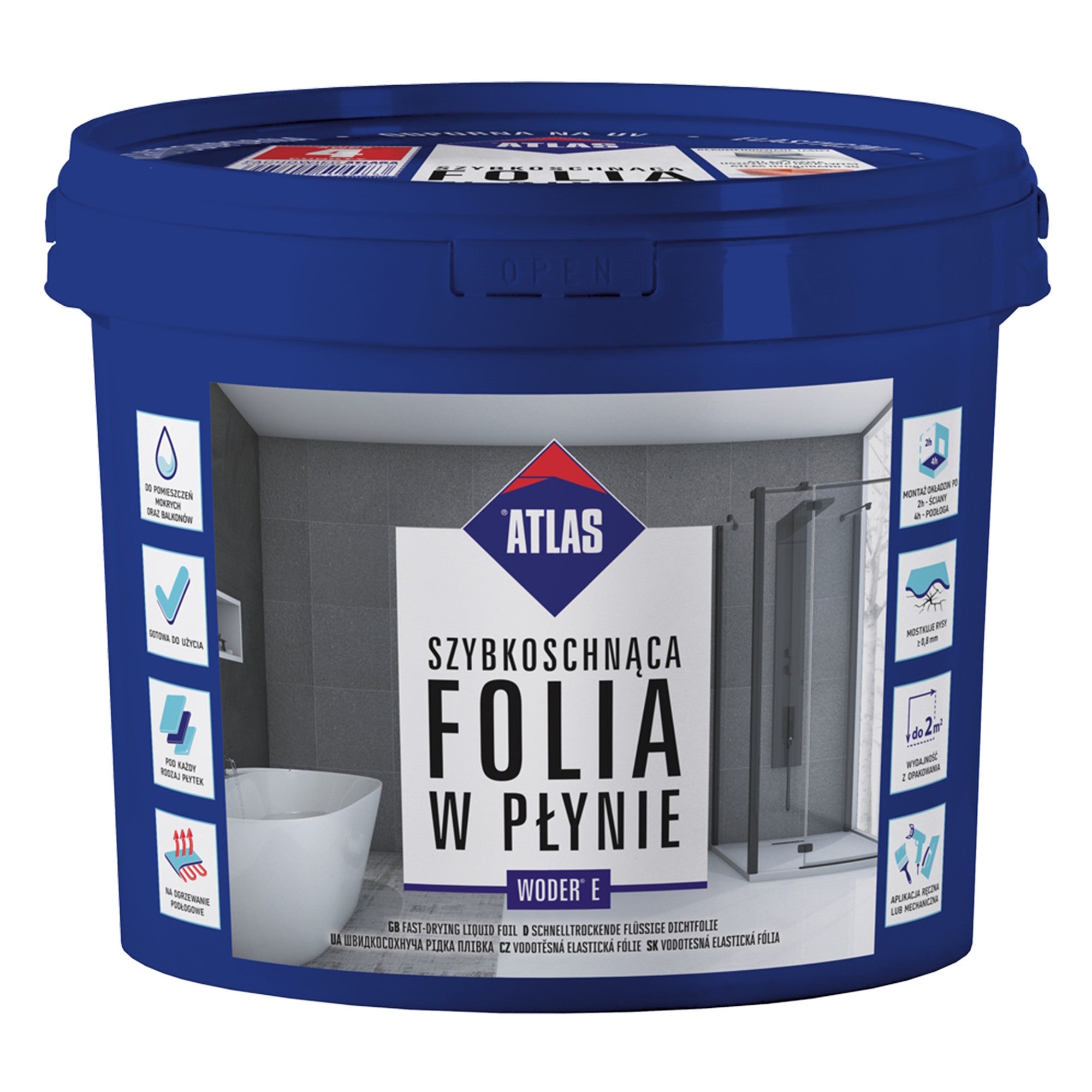 Szybkoschnąca folia w płynie Atlas 2 kg