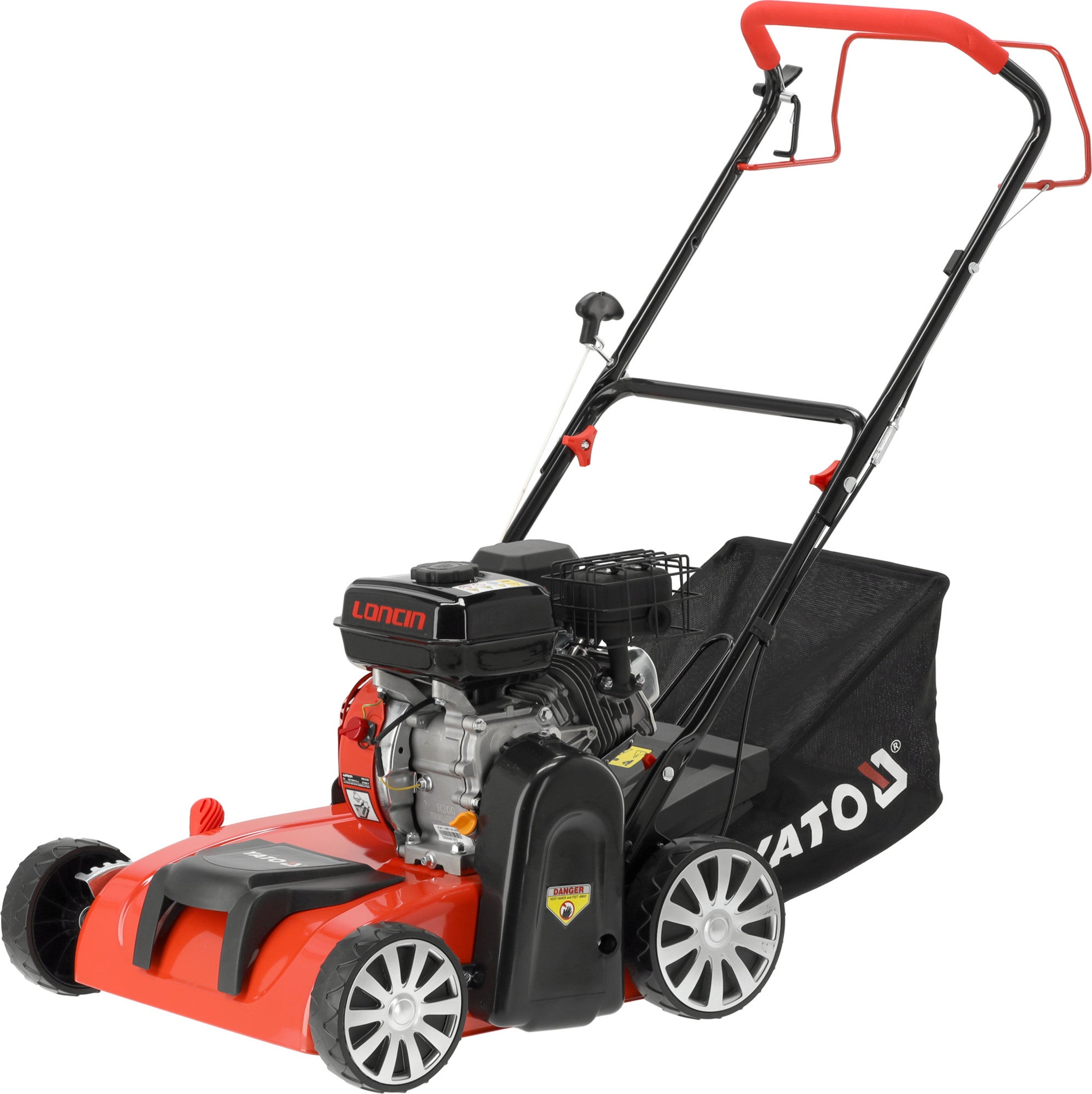 Wertykulator / aerator spalinowy YATO YT-85570, szerokość robocza 38 cm - silnik LONCIN H200  1