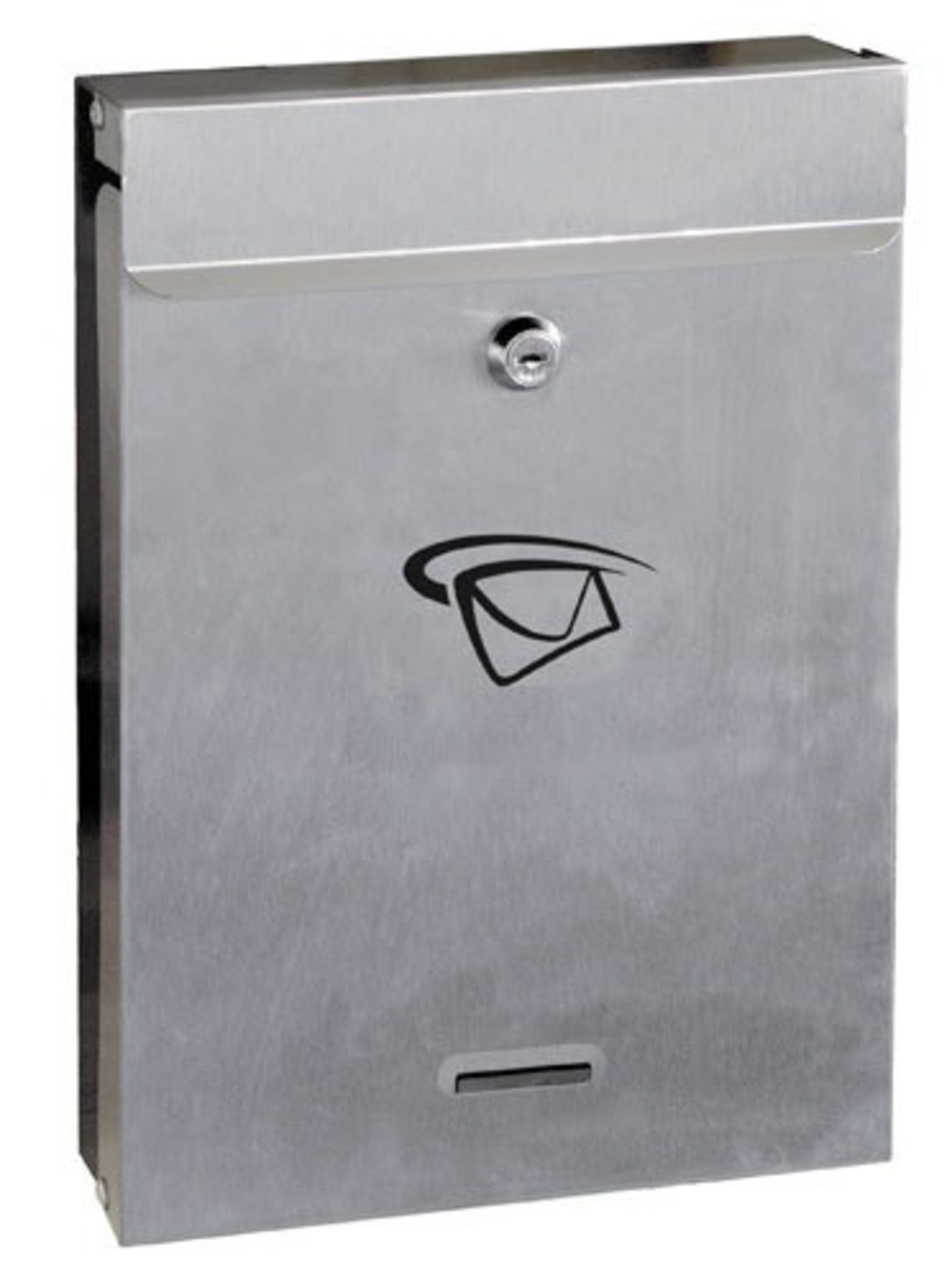 Skrzynka na listy 25 x 25 x 6 cm szara 0