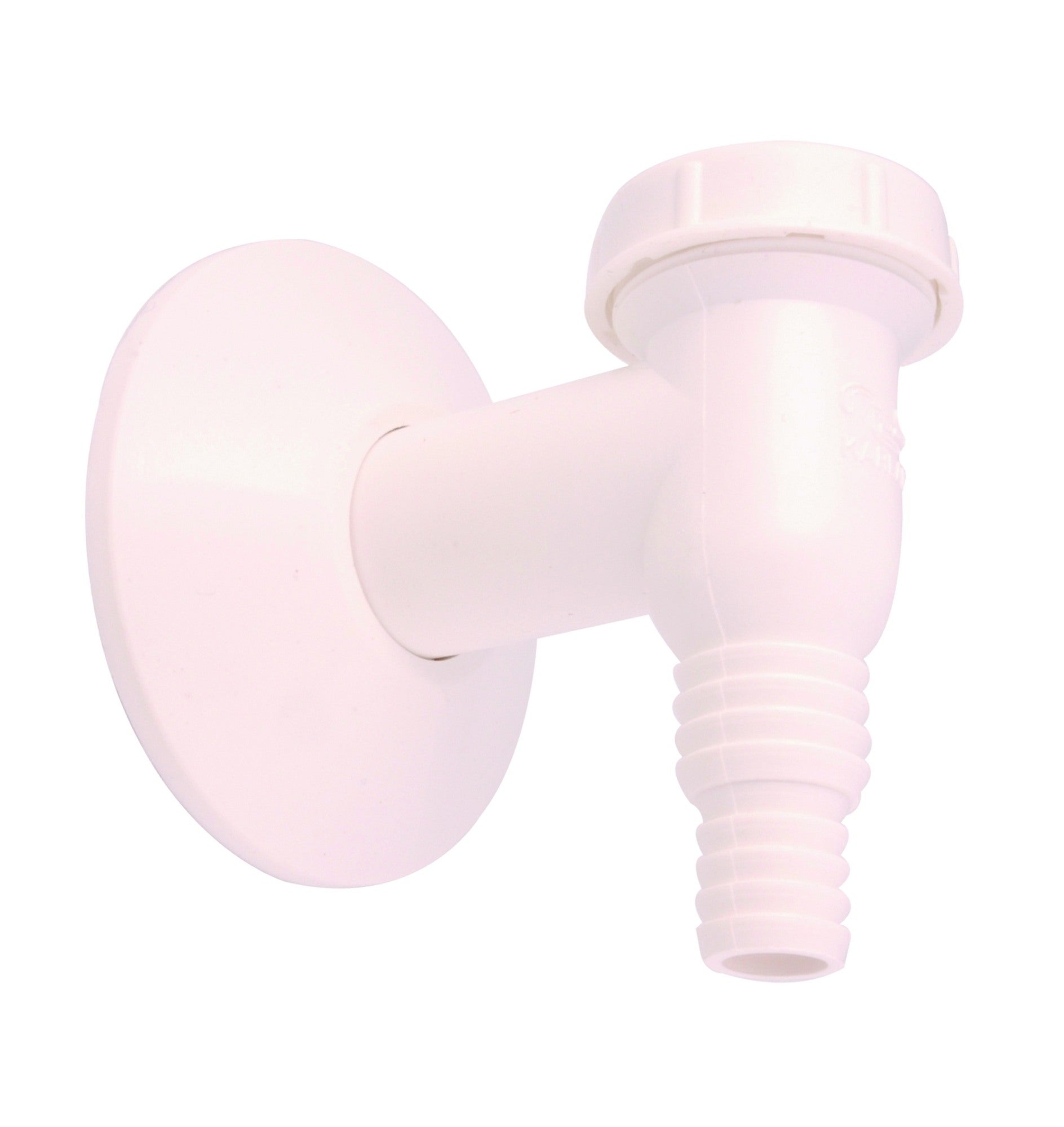 Syfon nadtynkowy do pralki biały