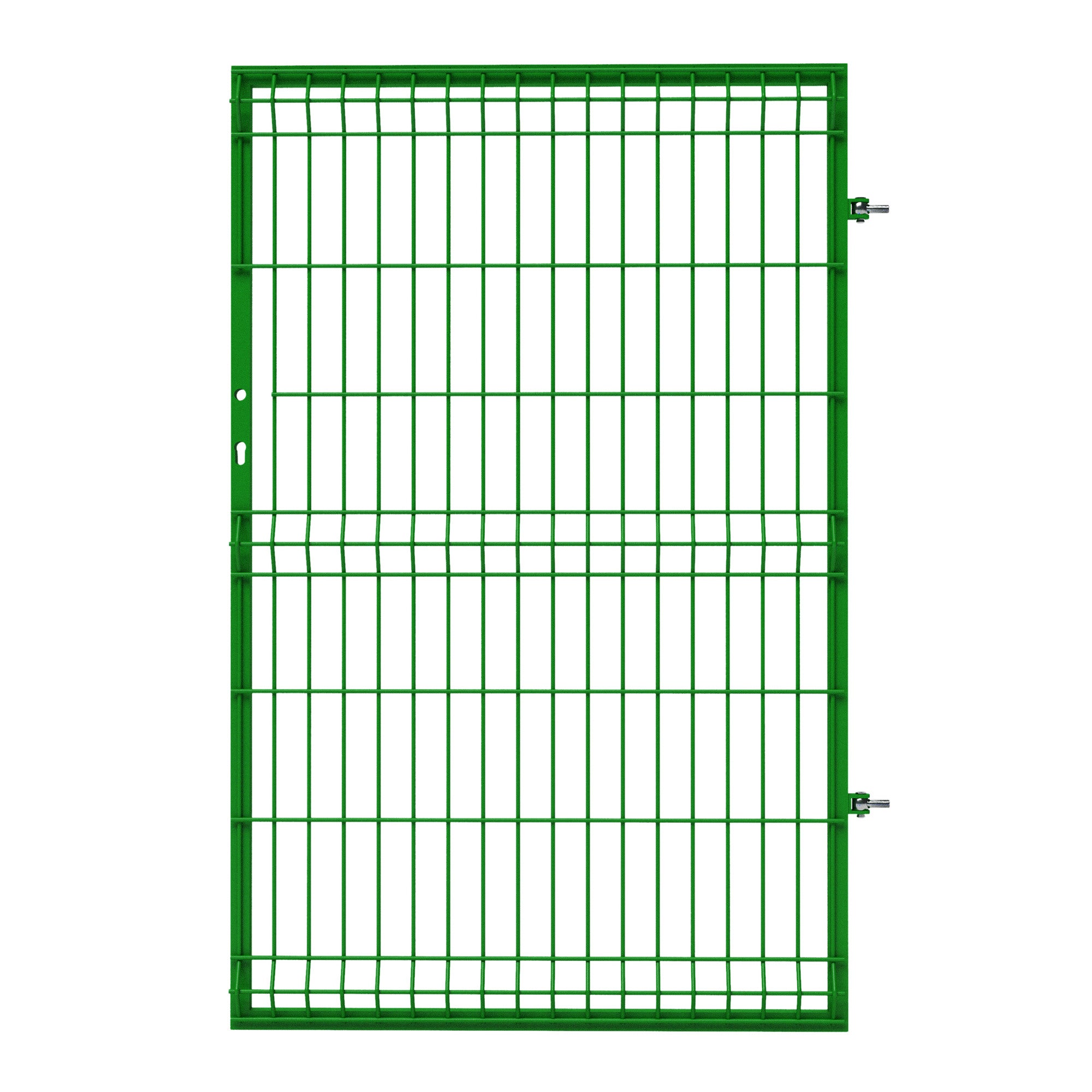 Furtka ogrodzeniowa panelowa zielona 150x100 cm, prawa