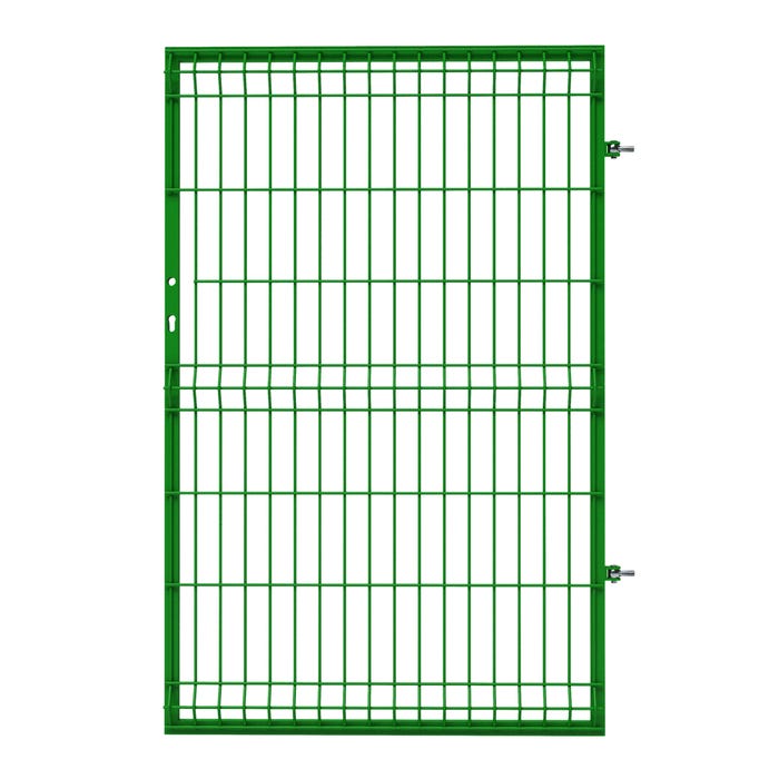 Furtka ogrodzeniowa panelowa zielona 150x100 cm, prawa