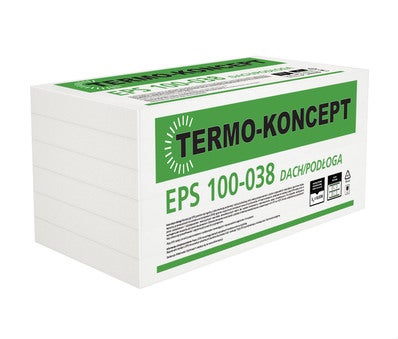 Styropian Termo-Koncept Dach Podłoga 2 cm EPS 100 kPa 0,038 W/(mK) 15 m2 0
