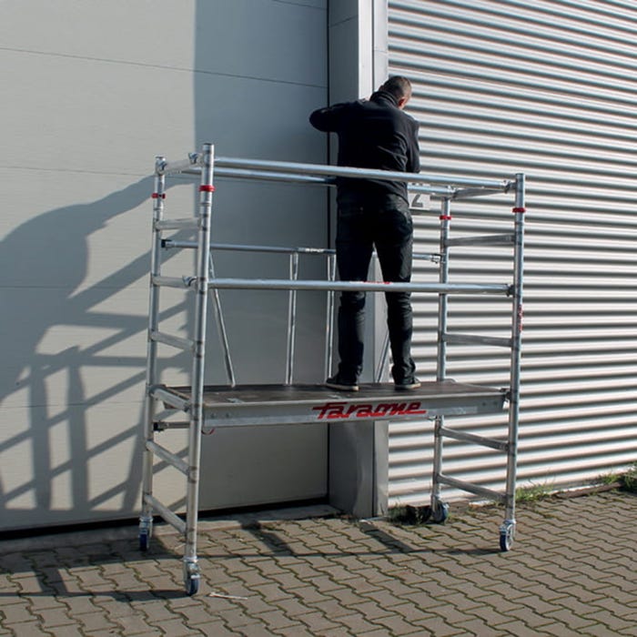 Rusztowanie Faraone Compact Pakiet Kit, 180x75 cm XS, aluminium