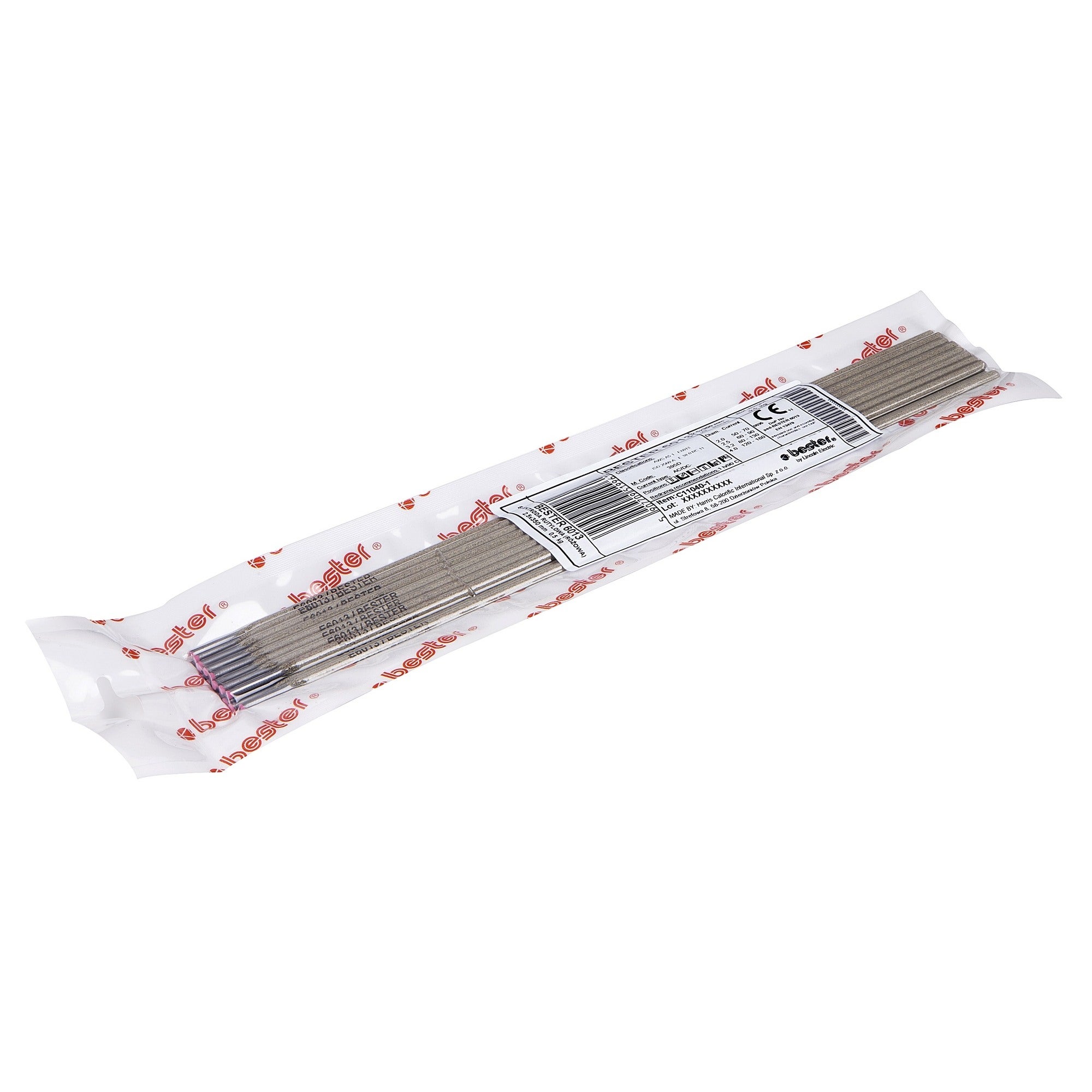 Elektrody rutylowe 6013 2,5x350 mm Bester, 0,5 kg 0