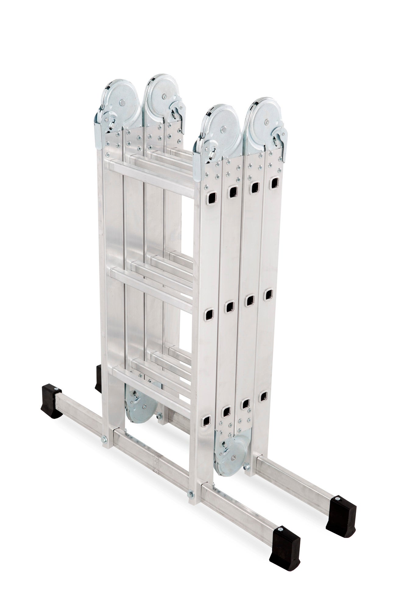Drabina przegubowa 4x3 z platformą 150 kg 8