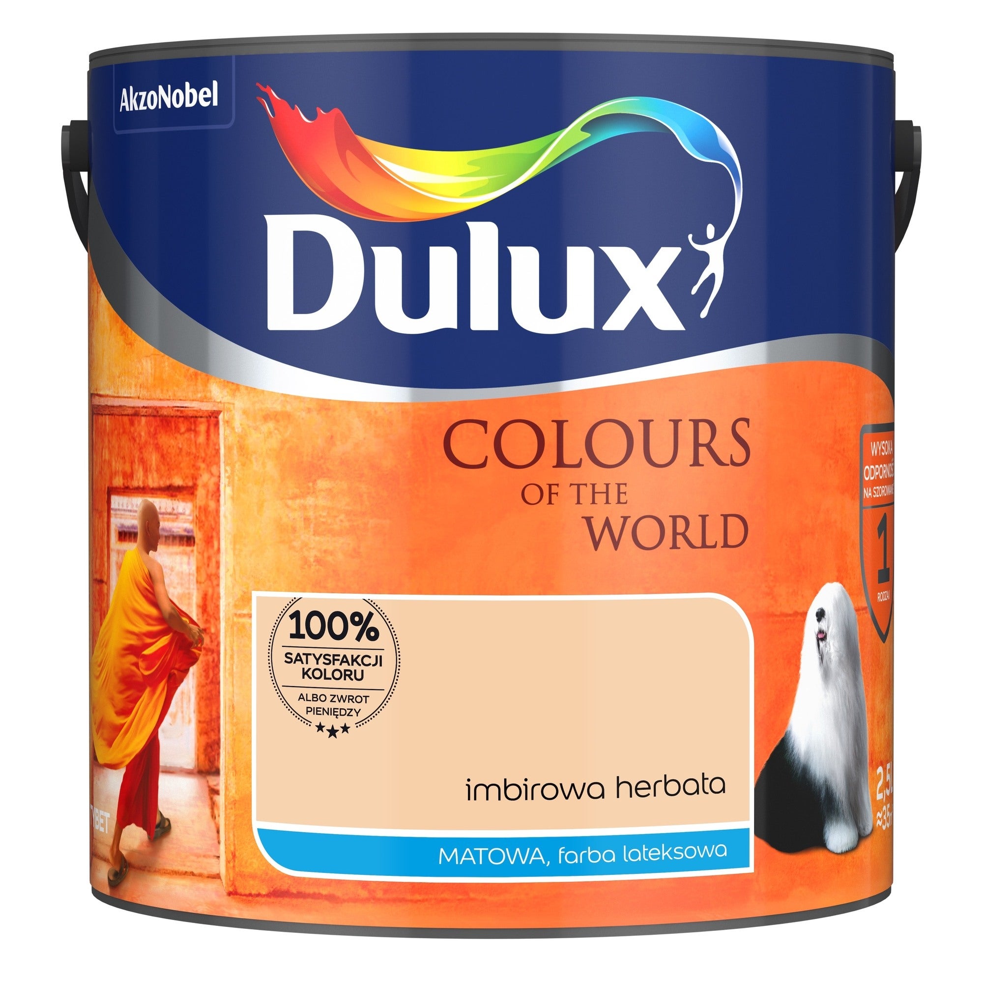 Farba Dulux Kolory Świata imbirowa herbata 2,5l 0