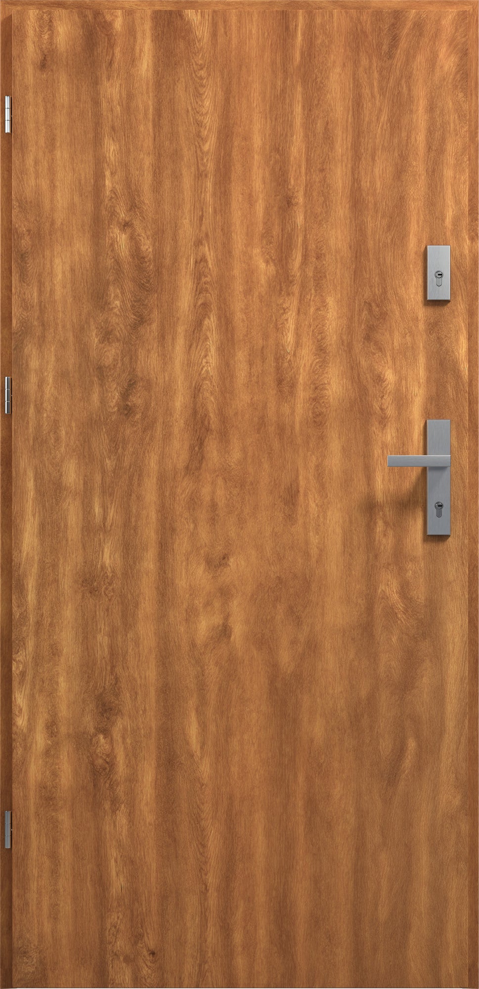 Drzwi zewnętrzne akustyczne 70 VIVALDI RC3/ 44dB złoty dąb 90 lewe + zestaw okuć KL 3 1