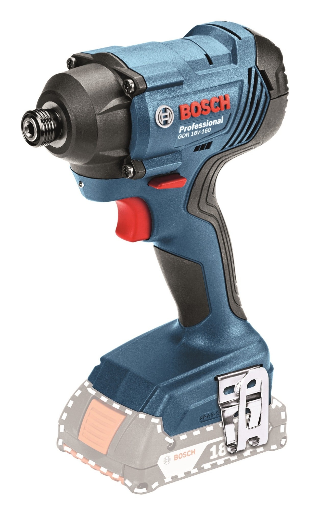 Zakrętarka udarowa 1/4" 18V 160Nm GDR 18V-160 Bosch / bez aku 0