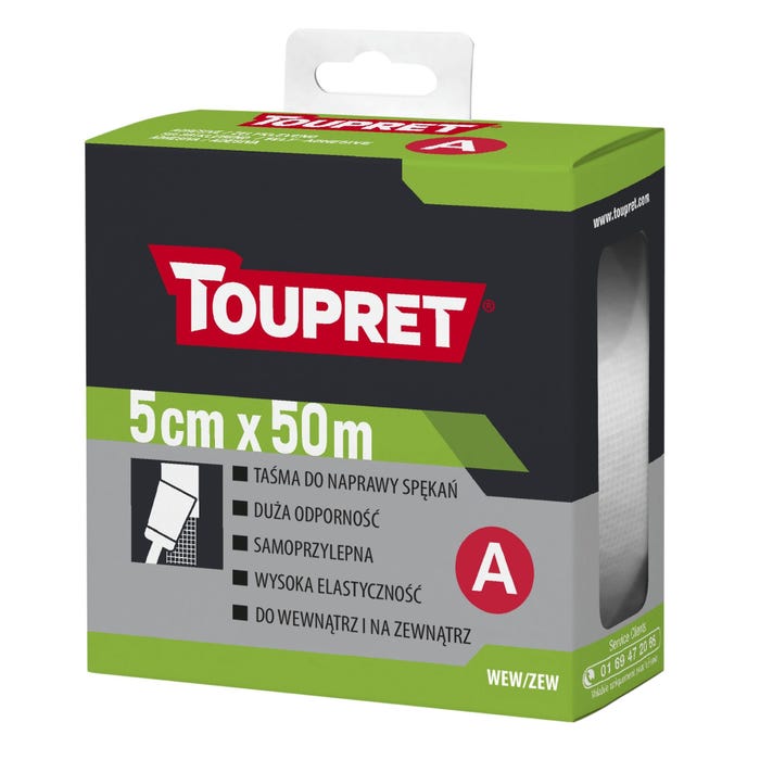 Taśma naprawcza do spękań Toupret 50m x 50mm