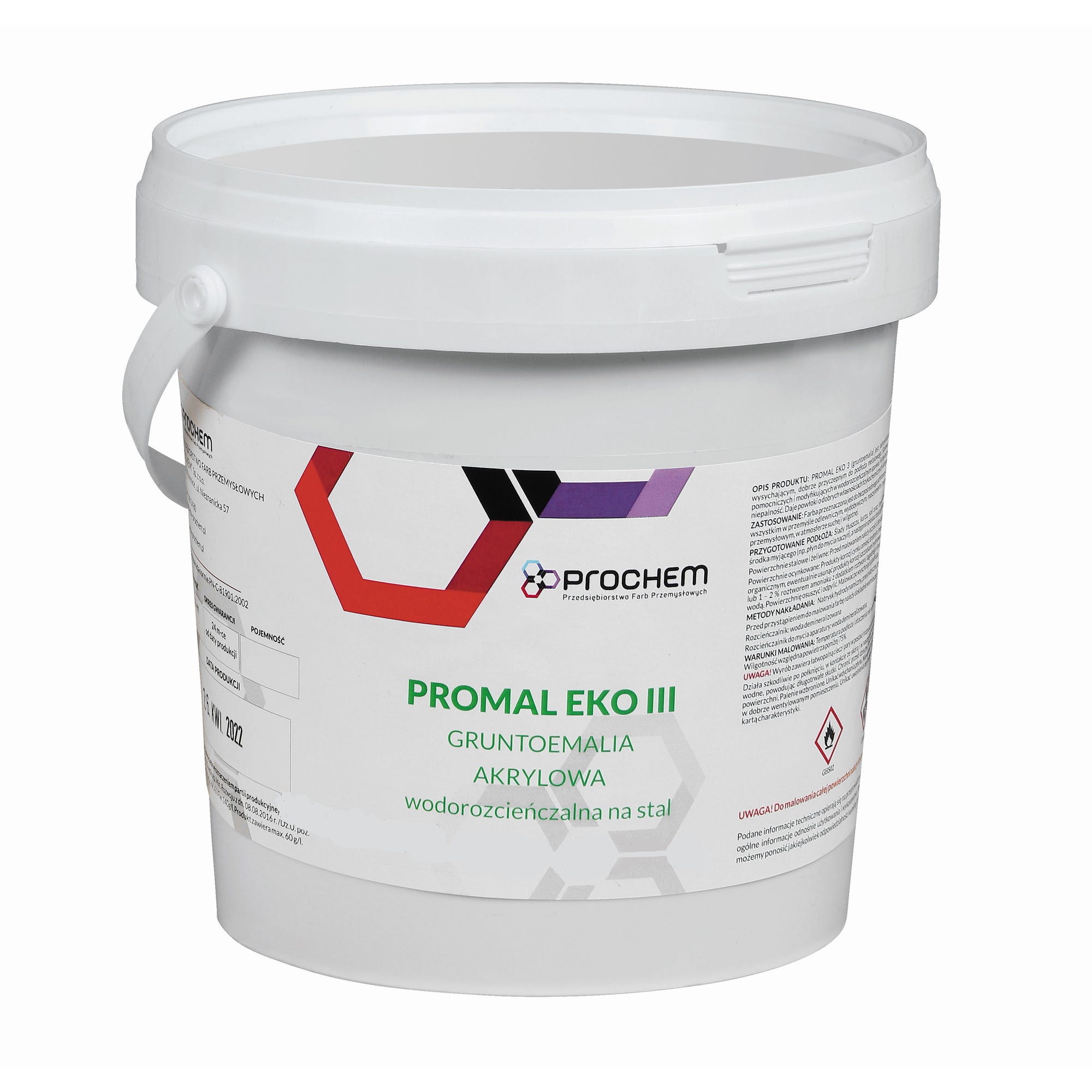 Promal Farba akrylowa Promal Eko III brązowa 1l - Bricoman.pl