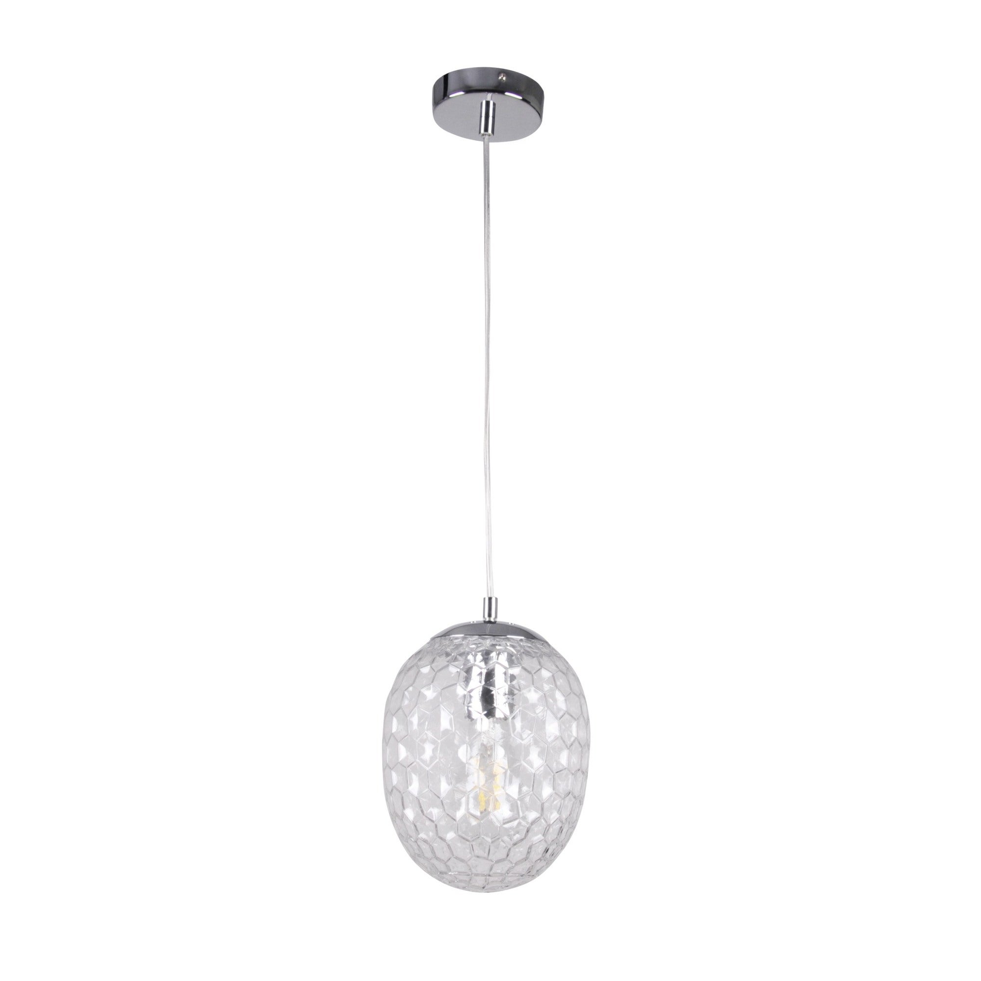 Lampa wisząca Lora 1xE27 biała