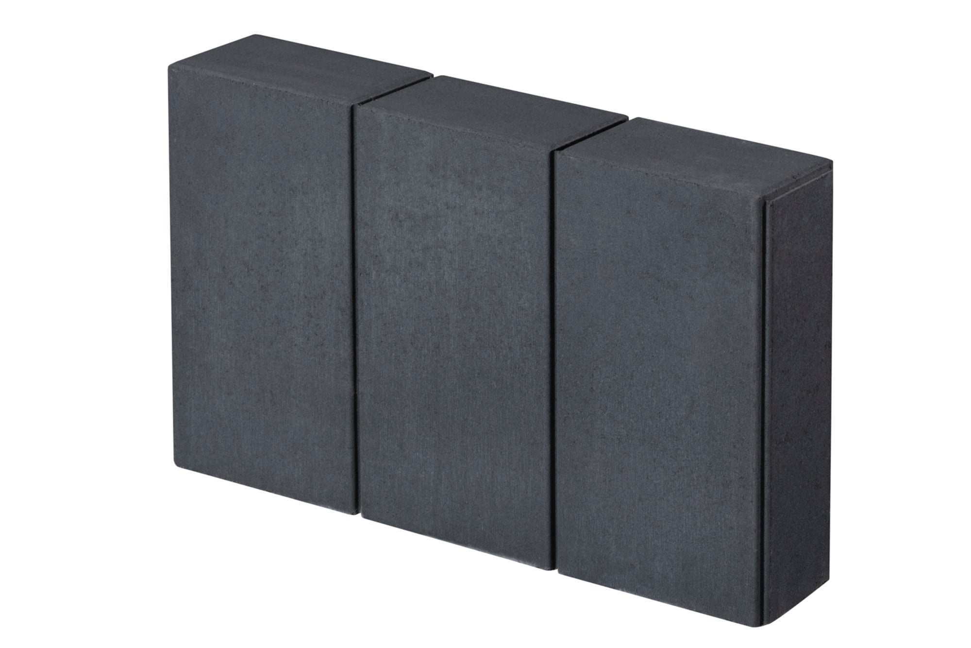 Palisada Nicea czarna, 50x28x8 cm, Brukdom 