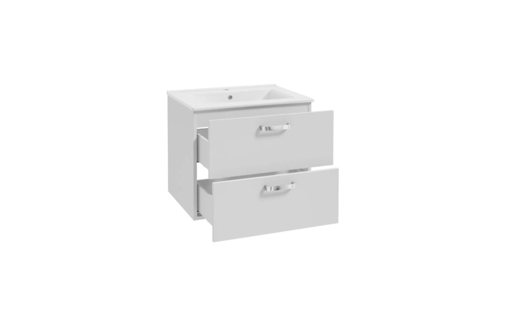 Szafka z umywalką Focus 50 cm biała 1