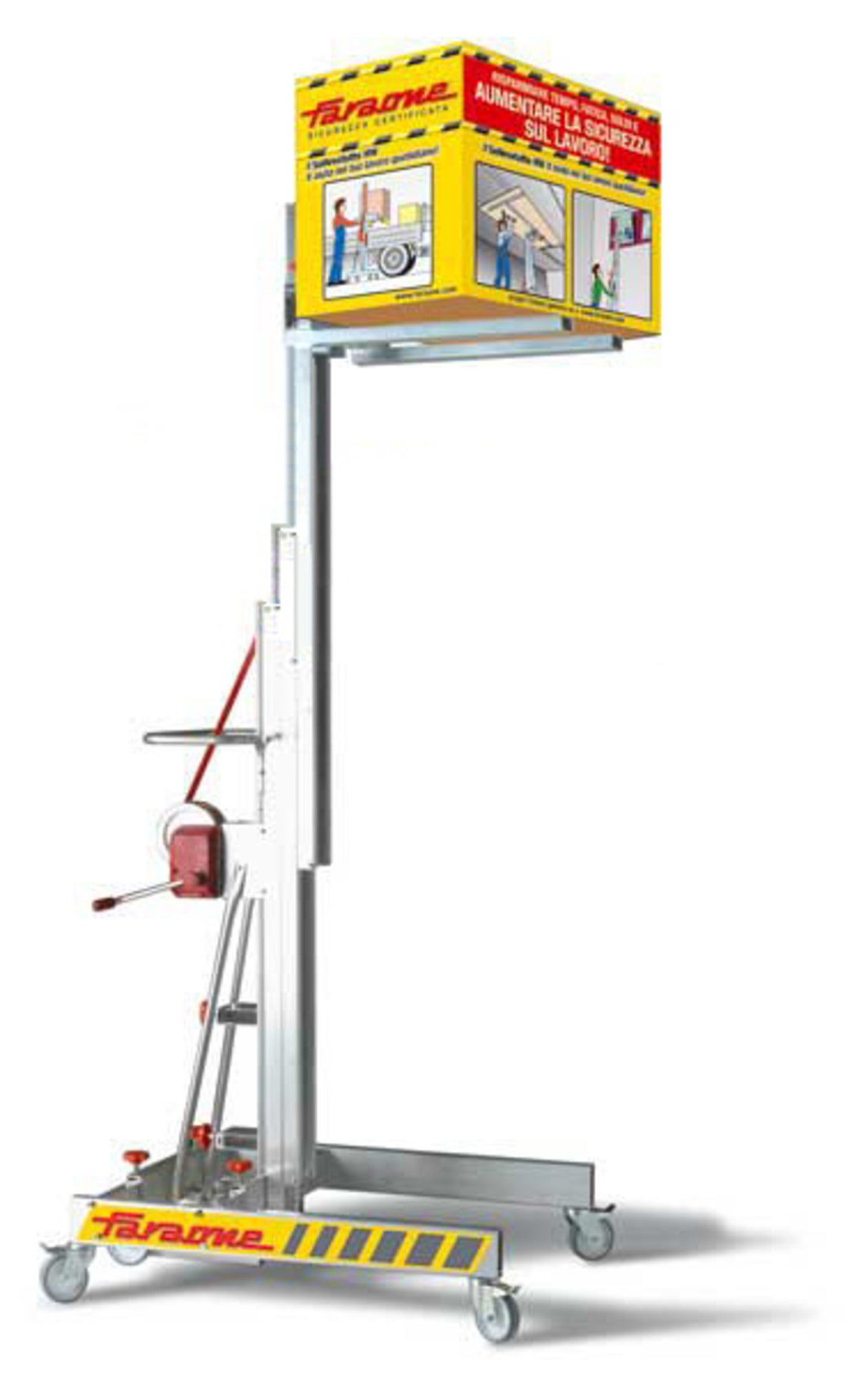 Ręczny podnośnik materiałów Faraone HW 415 S, nośność: 150 kg 0