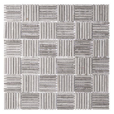 Mozaika kamienna Woodstone Grey Tatami 30,5x30,5 cm