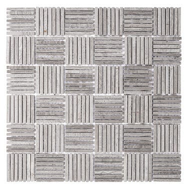 Mozaika kamienna Woodstone Grey Tatami 30,5x30,5 cm