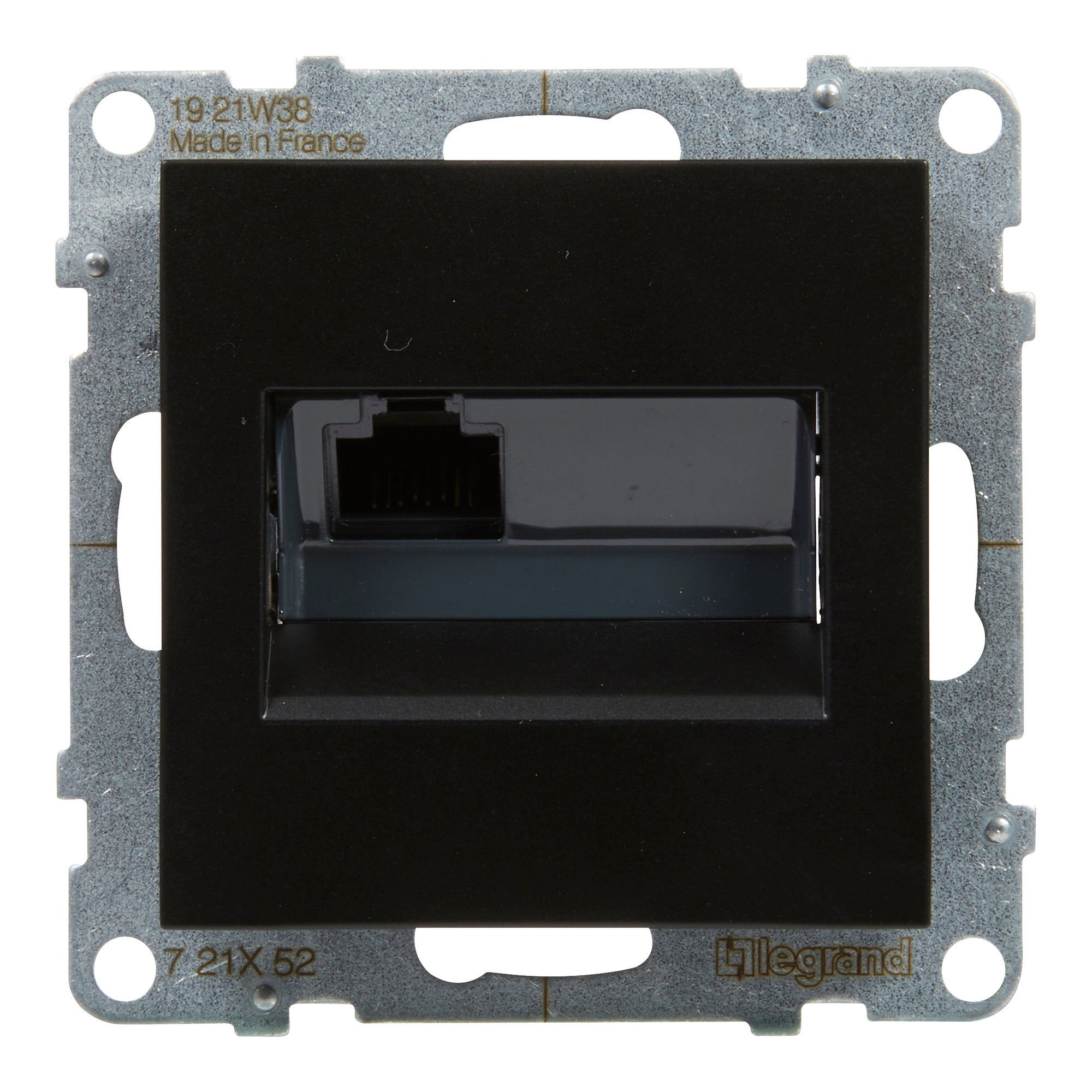 Suno czarny gniazdo 1xRJ45 kat.6