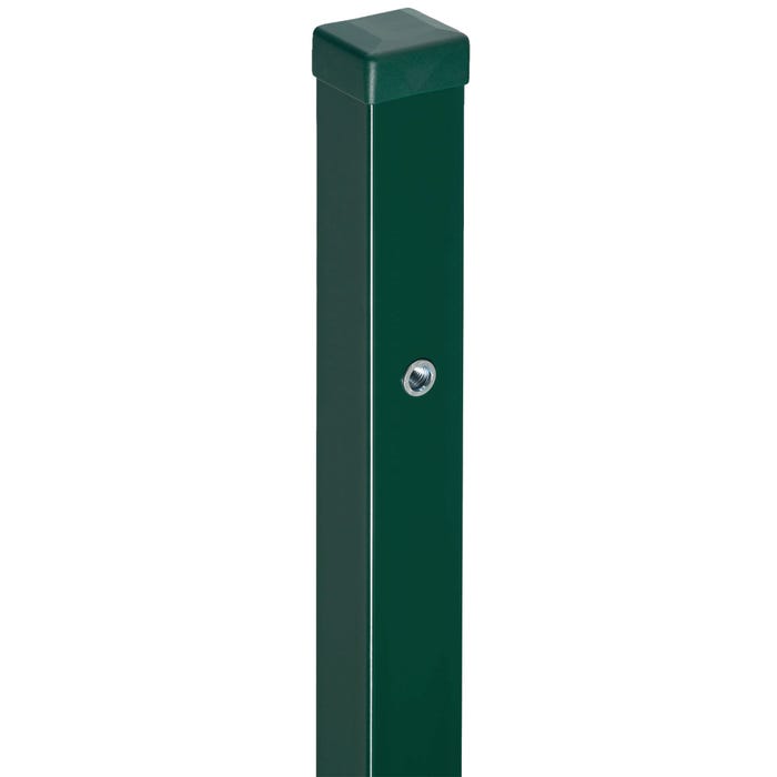 Słupek bramowy 3D zielony, 200 cm/ 70x70 mm