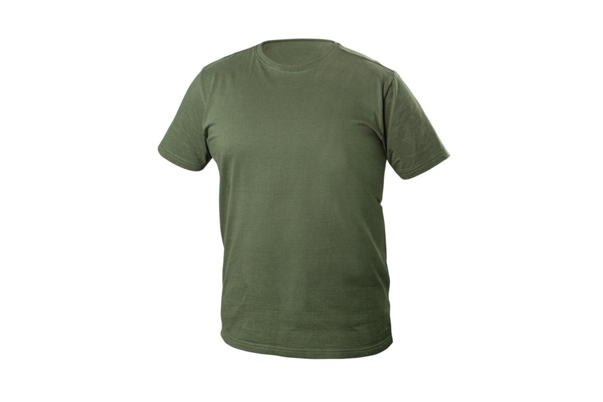 T-shirt bawełniany HOGERT, ciemnozielony, rozmiar: S/48