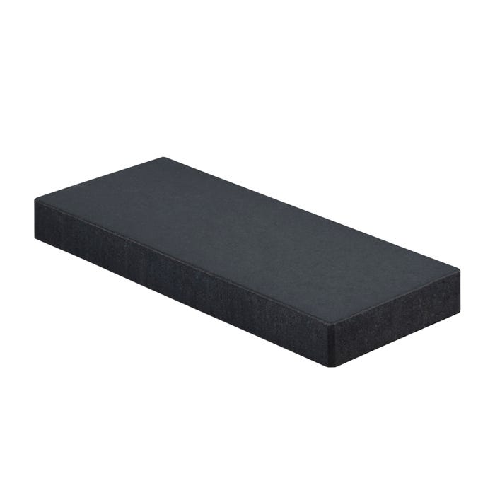 Daszek ogrodzeniowy Palermo czarny,  wym. 50x20x5 cm, Brukdom