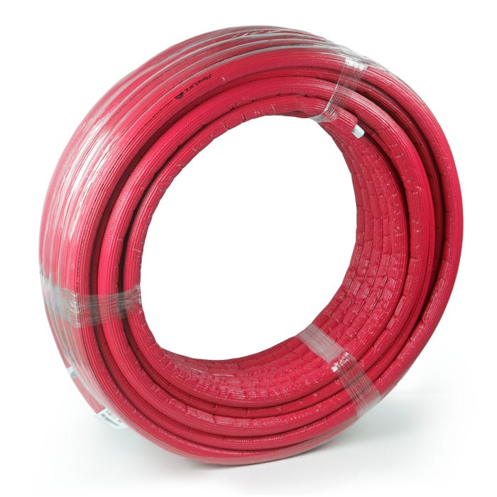 Rura Pert/Al/Pert Radopress 20x2 mm w otulinie czerwonej 6 mm 1 mb