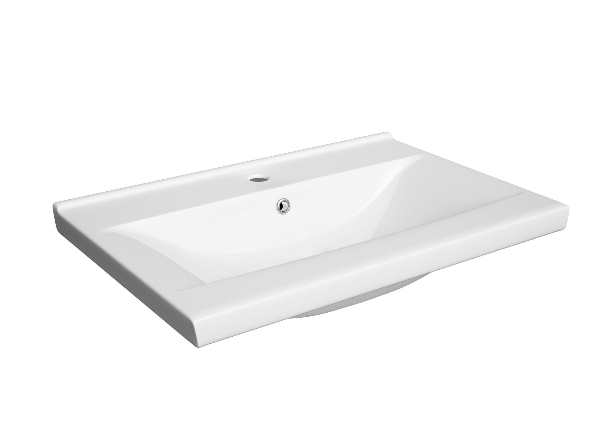 Umywalka meblowa Onas Barcelona 60 x 40.5 cm biała