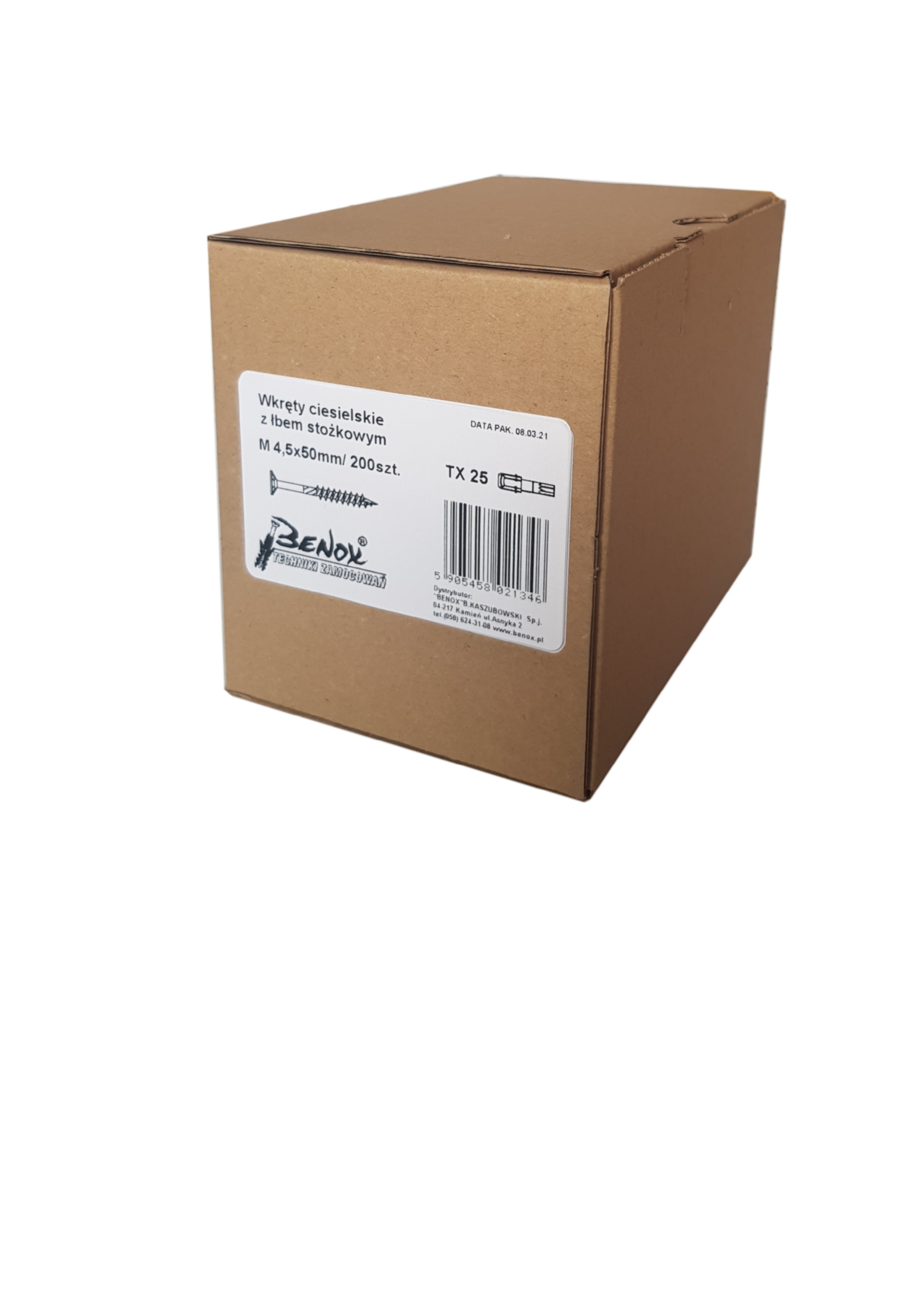 Wkręt do drewna TORX 4.5x50 mm (200 szt.) 1