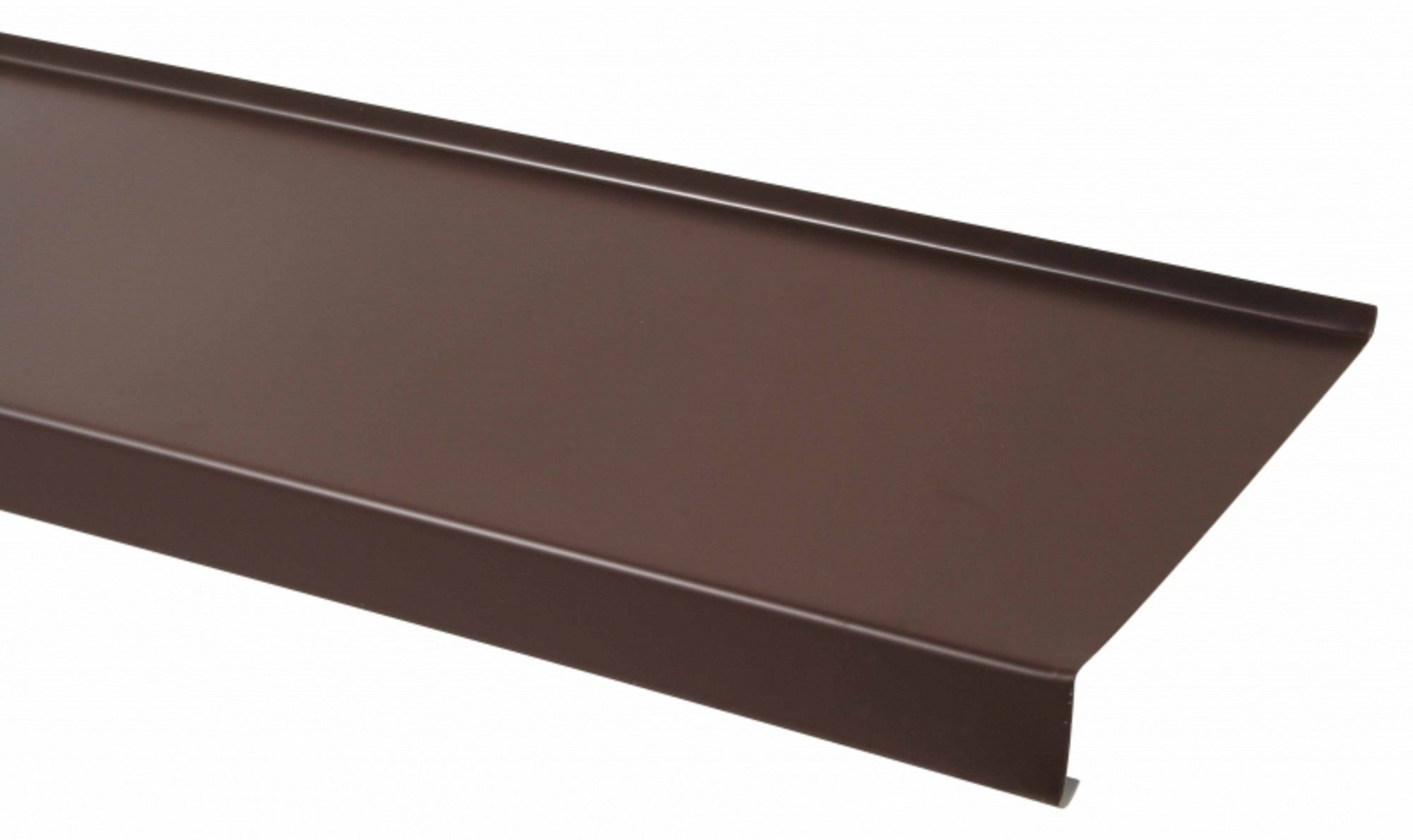 Parapet zewnętrzny stalowy 20x150cm, brąz 0