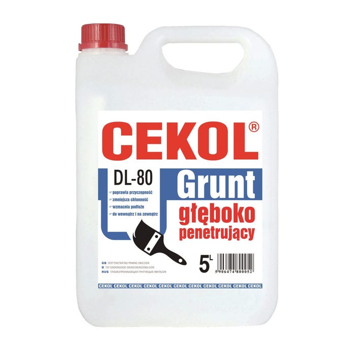 Grunt głęboko penetrujący Cekol DL-80 5 l