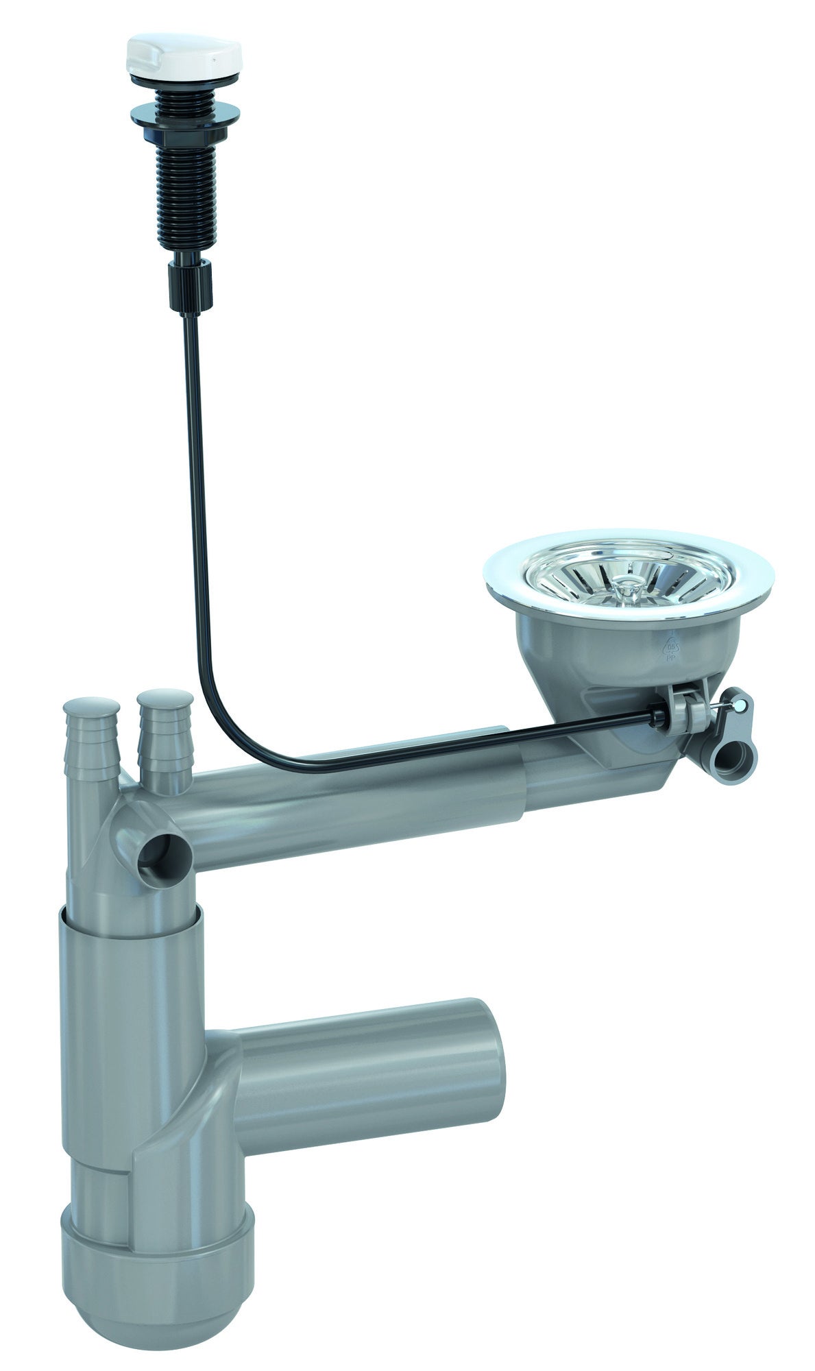 Syfon zlewozmywakowy Flexloc Pro 1-komorowy 90 mm 0