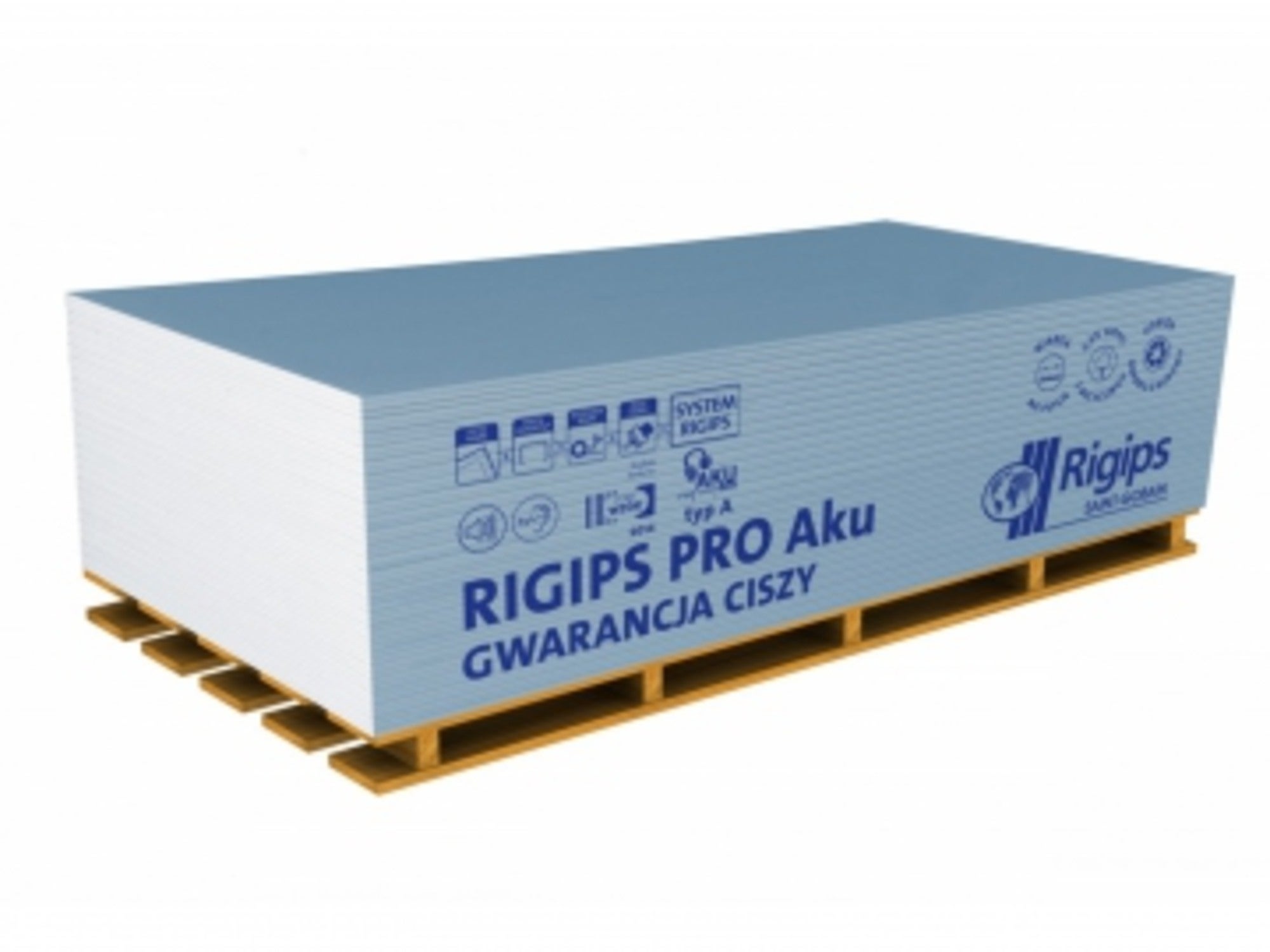 Płyta gipsowo-kartonowa akustyczna Rigips PRO Aku 1200x2000x12,5 mm GKB typ A