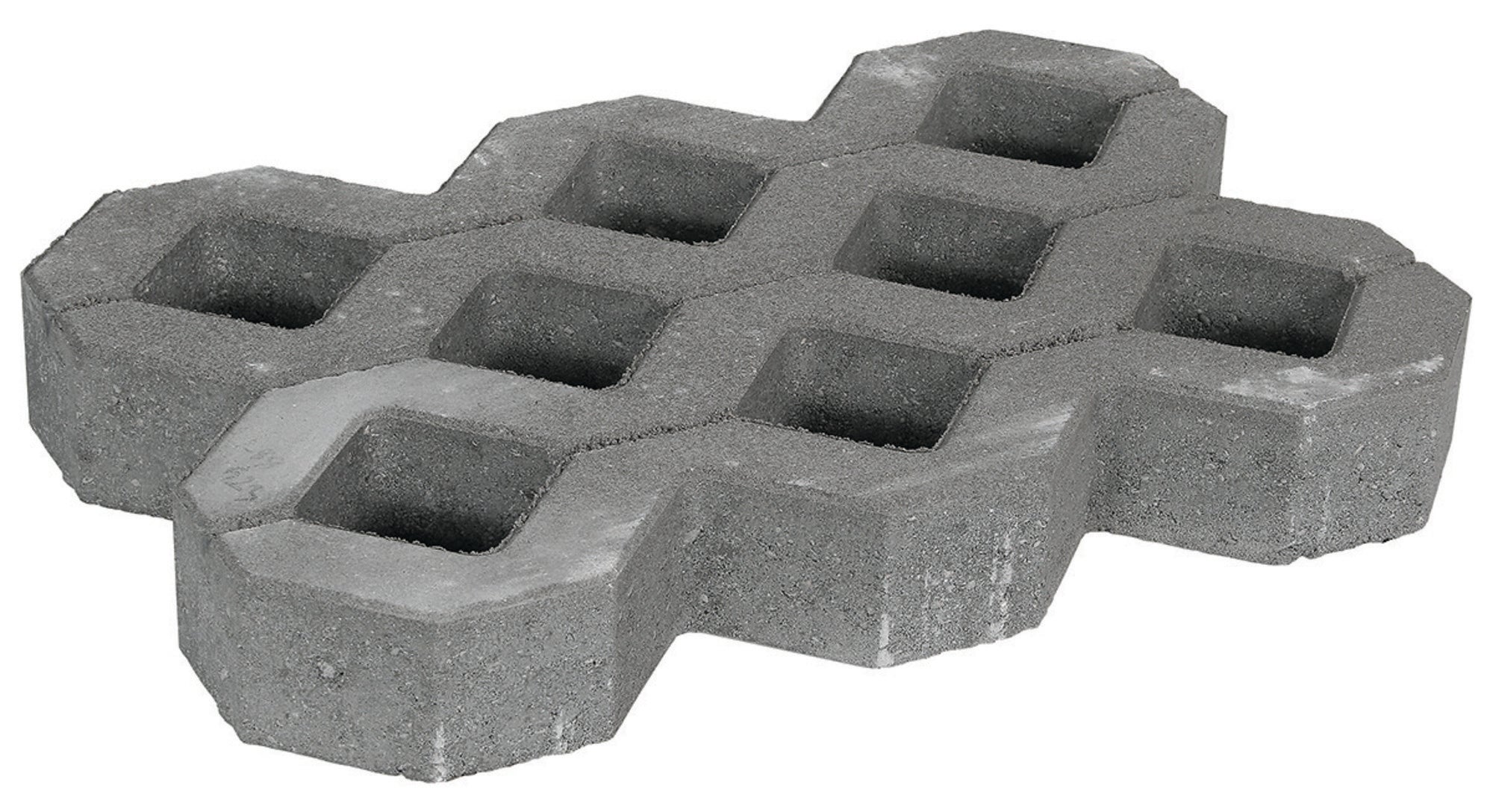 Płyta ażurowa BaumaBrick szara gr. 8 cm gładka wym.40x60 cm 1