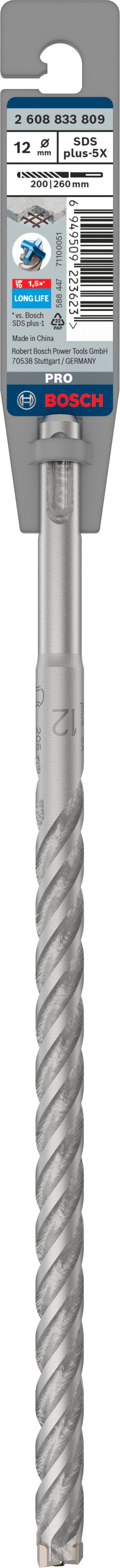 Wiertło SDS-Plus-5X 12x200x260 mm BOSCH 1