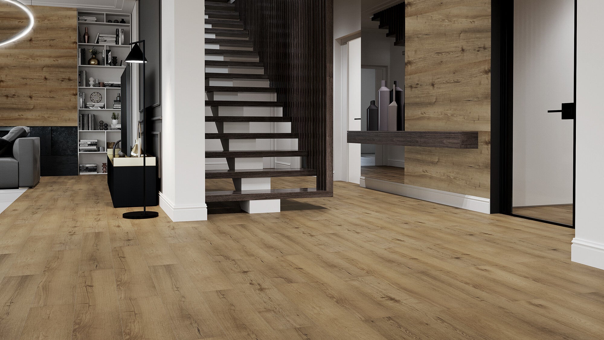 Płytka ścienna Spectra Wall Dąb Tarvos 4,0 mm 120x30 1