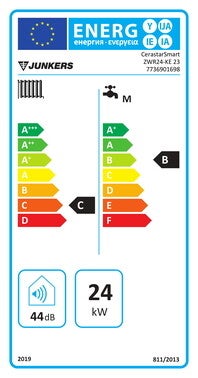 Kocioł gazowy z otwartą komorą Junkers Cerastar Smart ZWR 24-KE, 2-funkcyjny (7736901698) 1