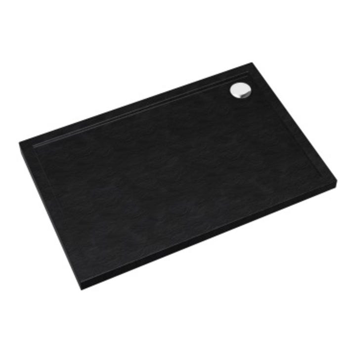 Brodzik do kabiny prysznicowej Schedpol Lila Negro 120x80 cm BRC2338CST
