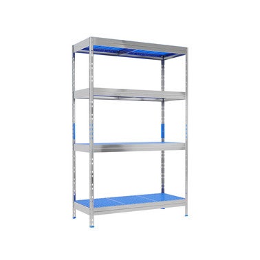 Regał magazynowy Horeca wym. 180x110x50 cm, 5 półek, nośność 175 kg