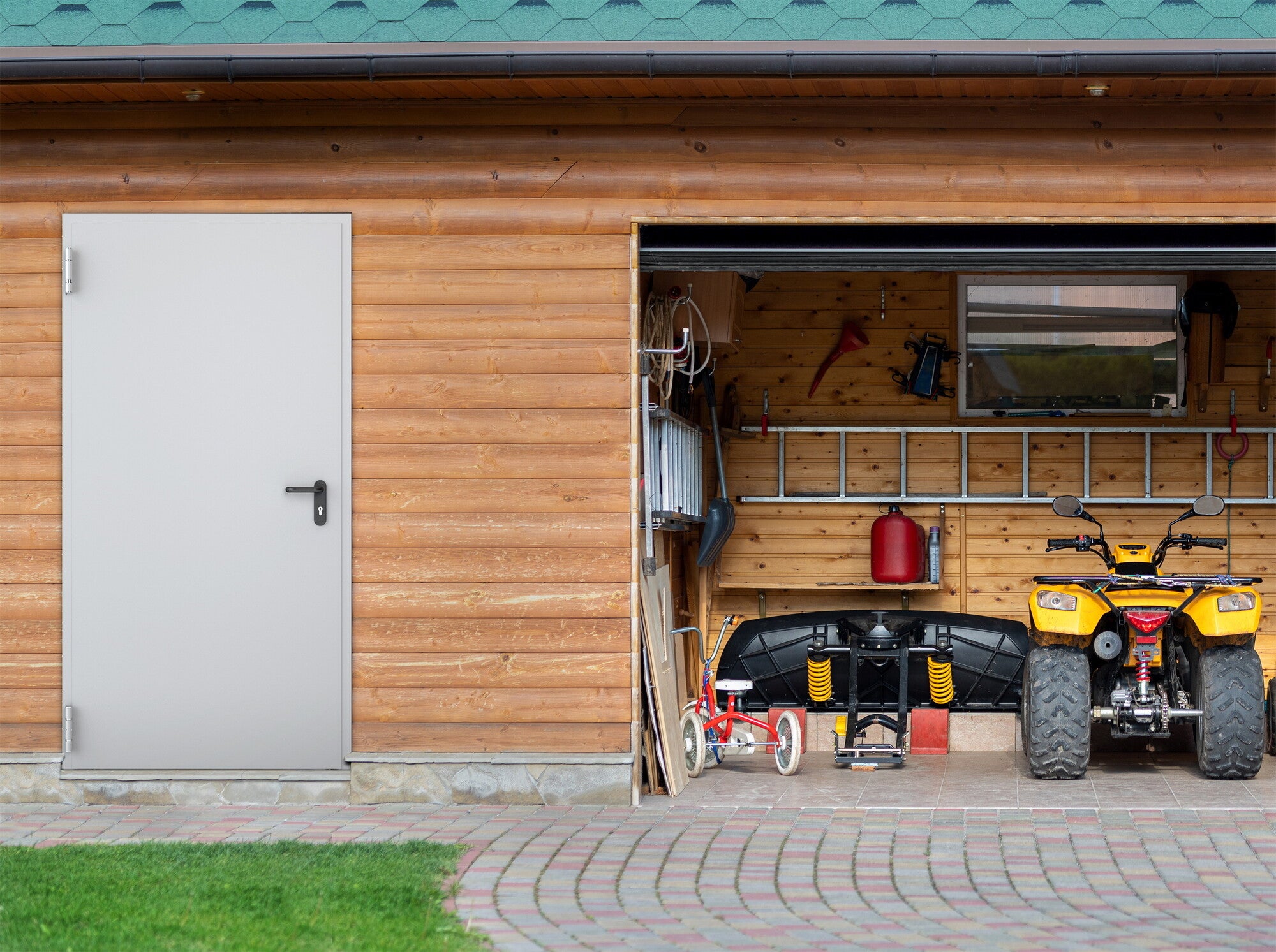 Drzwi techniczne Technical 60, 920x2060,RAL 7035, lewe 1