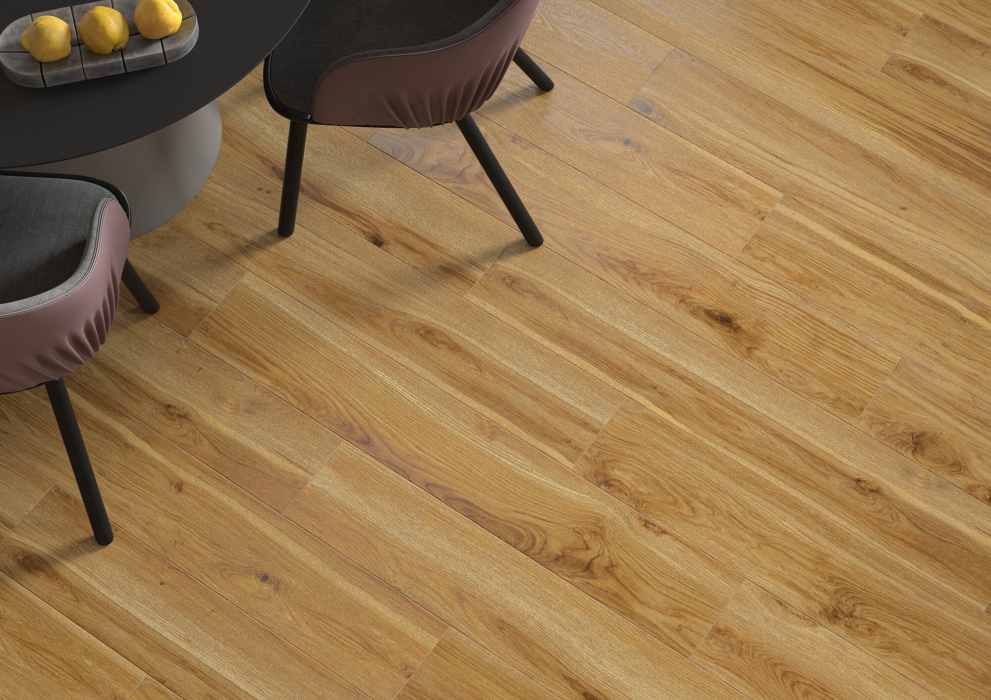 Gres szkliwiony Smartwood beige 19.3x120.2 cm 1.39 m2 5