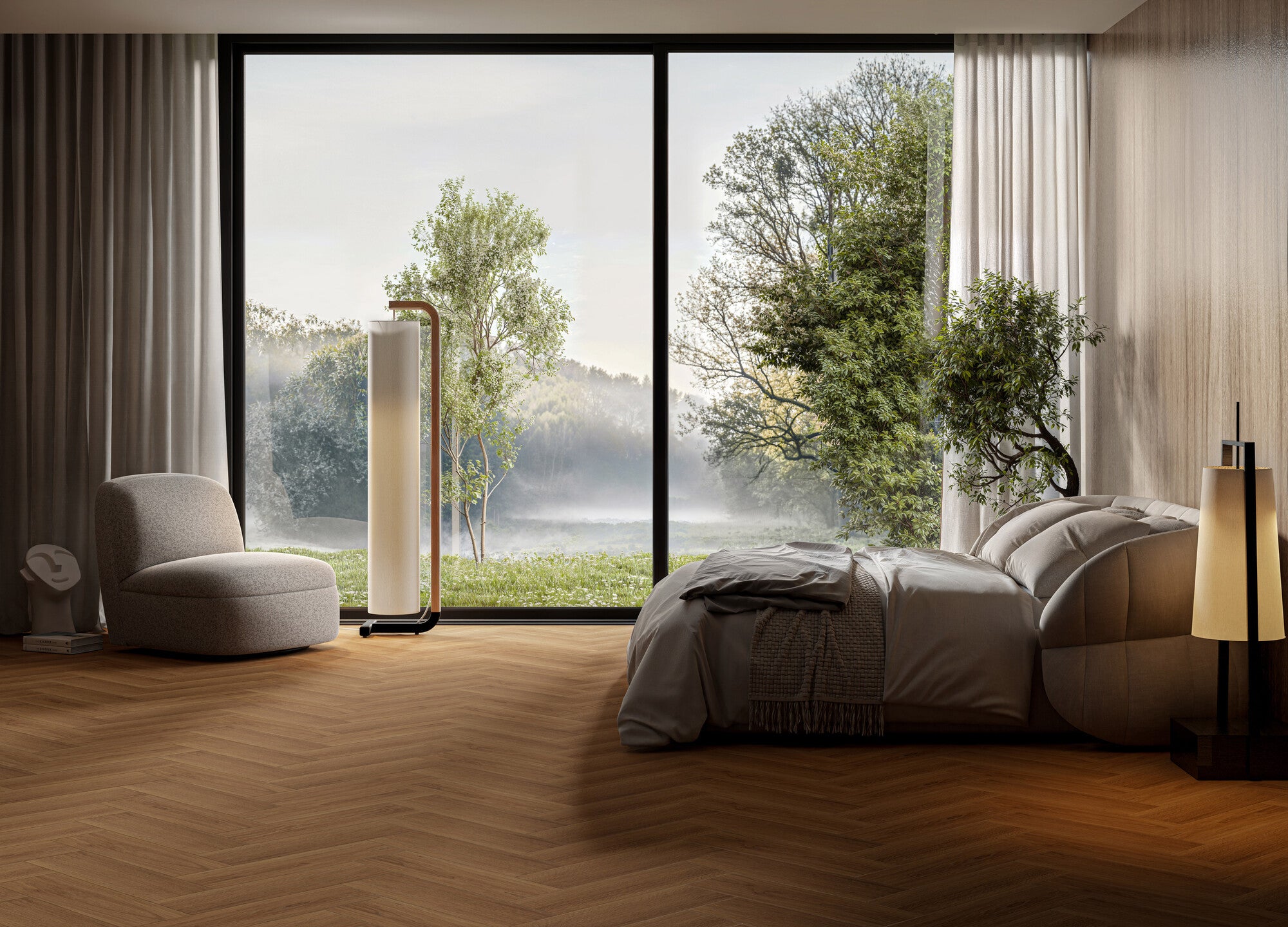 Gres szkliwiony Dogano Brown 17,5x60 1,05 m2 1