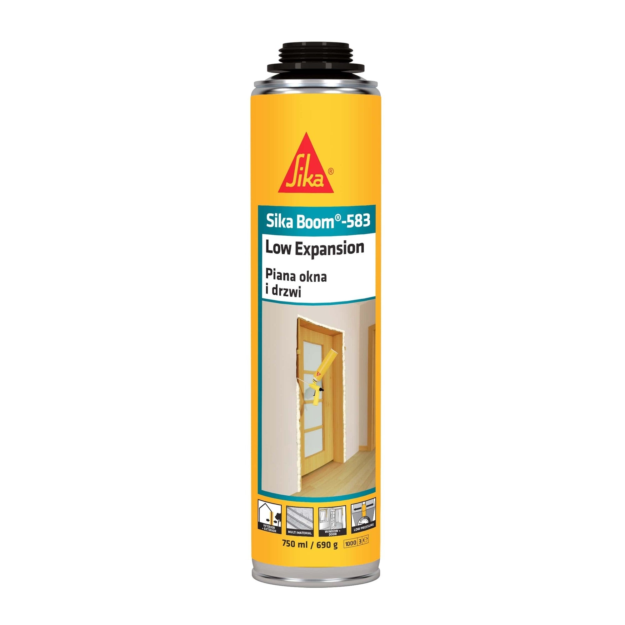 Piana niskoprężna SikaBoom-583 750 ml, pistoletowa