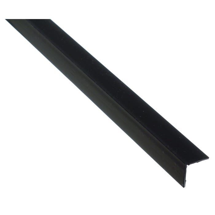 Kątownik PCV czarny 1000x20x20x1.5 mm