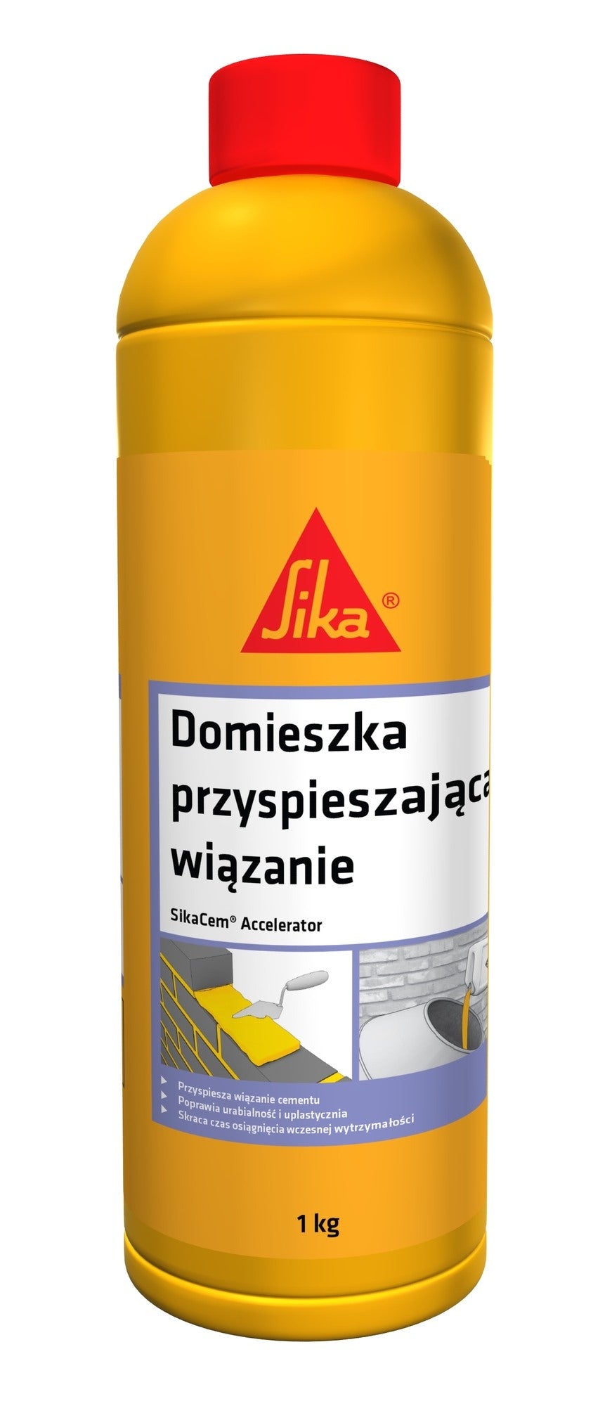 Domieszka do betonu przyśpieszająca wiązanie SikaCem Accelerator+ 1 kg